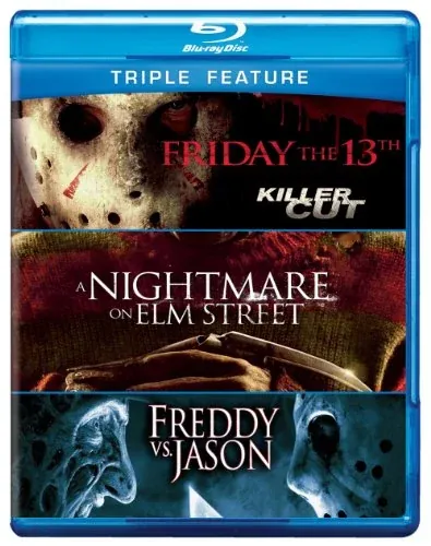 Friday the 13th / Nightmare on Elm St / Freddy Vs (Triple-Feature) Blu Ray