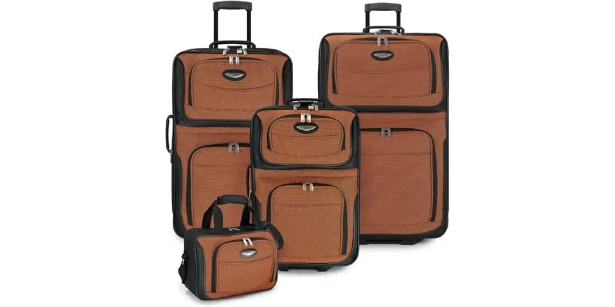 Travel Select Amsterdam Expandable Rolling Upright Luggage 8-Piece Set
