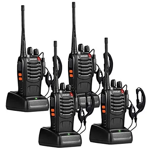 pxton 16-Channel Rechargeable Long Range Walkie Talkies 4-Pack