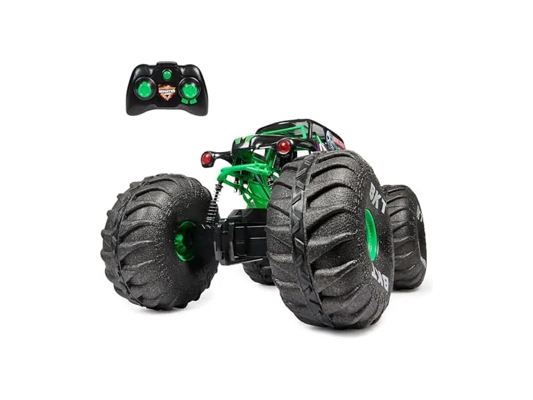 Monster Jam 1:6 Scale Mega Grave Digger All-Terrain Remote Control Monster Truck (2+ Ft. Tall)