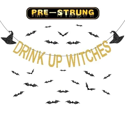 Halloween Decorations Drink Up Witches