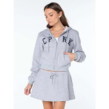 Celebrity Pink Women's Signature Zip Up Fleece Hoodie (2 Colors)