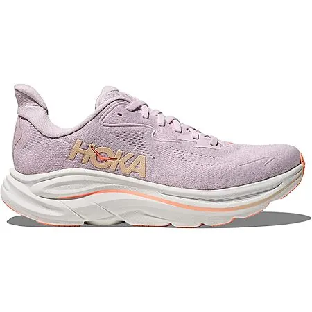 Hoka Women's Clifton 10 Shoes (Lilac/Tangerine)