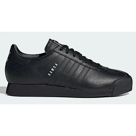 adidas Men's Samoa Shoes (Black / Black / White)