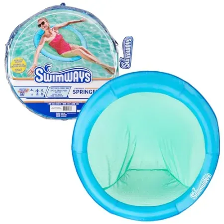 SwimWays Spring Float Papasan Pool Lounge Chair