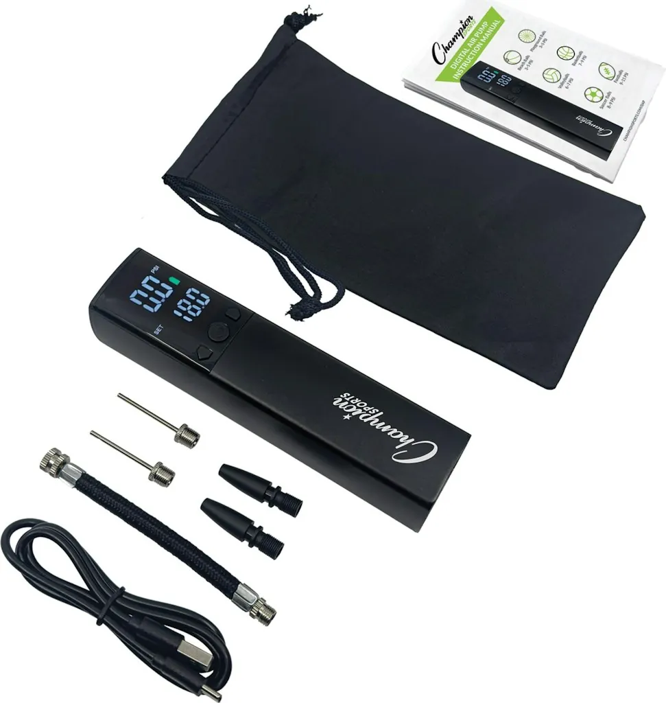 Champion Sports Rechargeable Digital Hand Pump