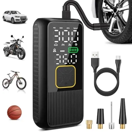 Pwperry Tire Inflator Portable Air Compressor