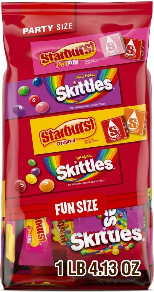 Skittles and Starburst Fun Size 20-oz. Variety Bag