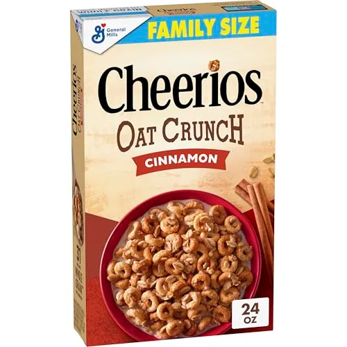 Cheerios Oat Crunch Cinnamon Cereal 24 oz