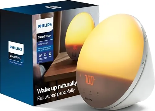 Philips SmartSleep HF3520/60 Wake-Up Light w/ Sunrise & Sunset Simulation