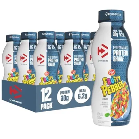 12-Pack Dymatize Performance 30g Protein 6.2g BCAA Shake (11.5fl oz)
