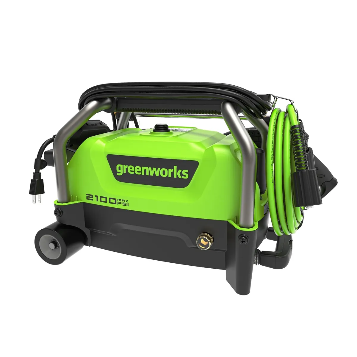 Greenworks 2100 PSI 1.2 GPM Portable Cold Water Electric Pressure Washer