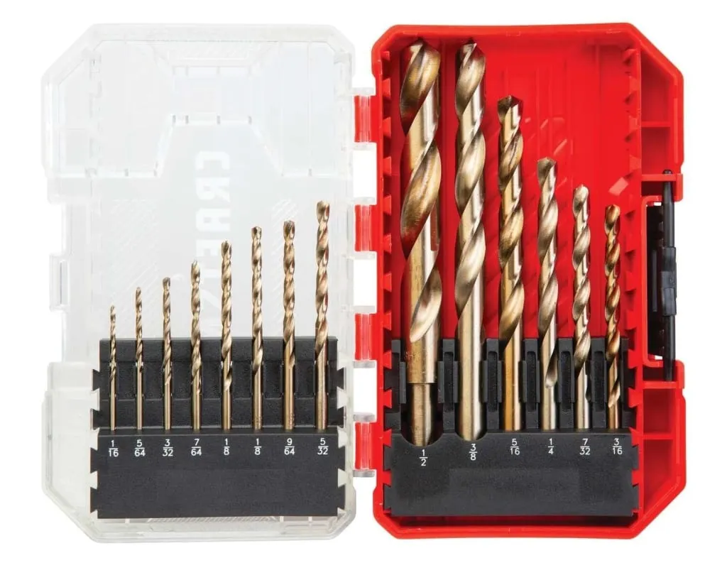 Craftsman 14-Piece Gold Oxide Drill Bit Set