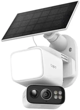 Prime Visa Cardholders: Tapo 2K Outdoor Solar Floodlight Security Camera Kit