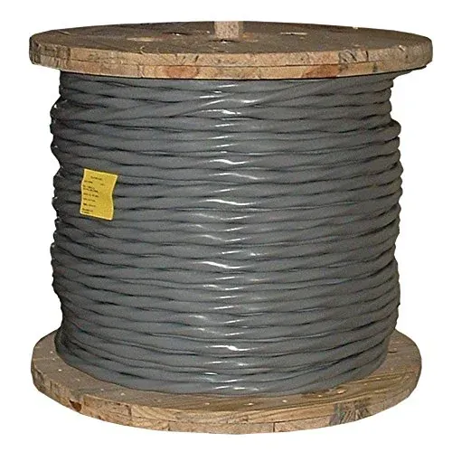 Southwire 500 ft. 2/0-2/0-2/0-1 Gray Stranded AL SER Cable