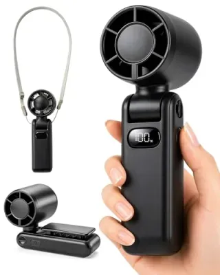 TUNISE 3600mAh Rechargeable Portable Mini Fan