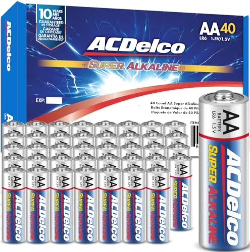 ACDelco 40-Count Double AA Batteries