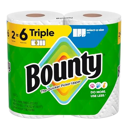 Bounty Select-A-Size Triple Rolls Paper Towels 2-Pack