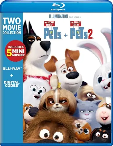 The Secret Life of Pets 2-Movie Collection Blu-ray + Digital HD