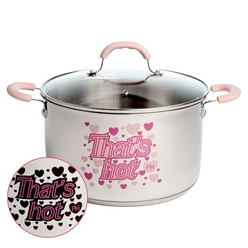 Paris Hilton Stainless Steel Color Changing Stock Pot