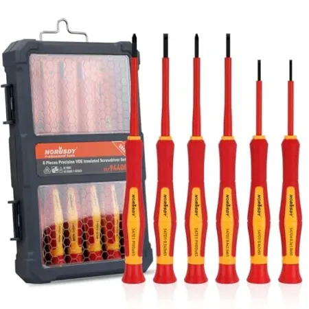 HORUSDY 1000V 6-Piece Mini Insulated Screwdriver Set