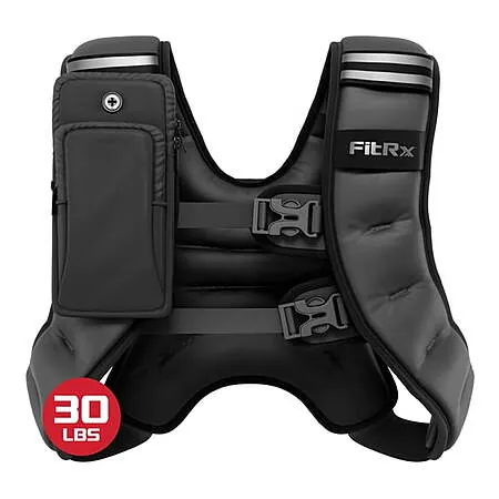 30lb FitRx Neoprene Coated Weighted Vest