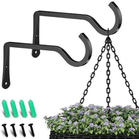 2-Pack ALPENKOK 6" Wall Plant Hanger