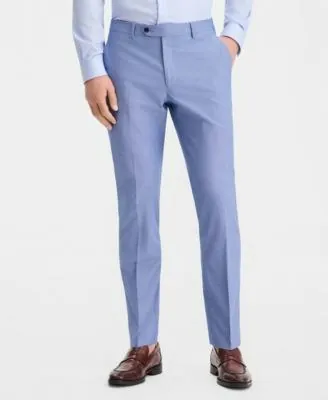 Tommy Hilfiger Modern-Fit TH Flex Stretch Chambray Suit Separate Pants