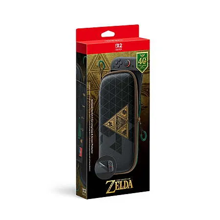 Pre-Order: Nintendo Switch 2 Legend of Zelda 40th Case & Screen Protector