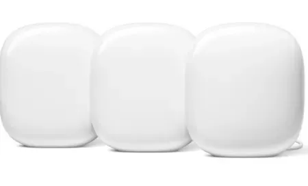 3-Pack Google Nest Wifi Pro Tri-Band Mesh Wi-Fi 6E Router (Like New)
