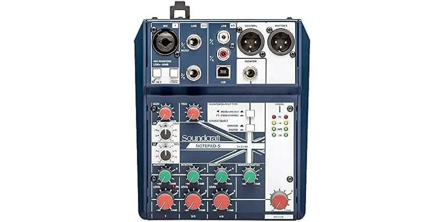 Soundcraft Notepad-5 Small Format Analog Mixer