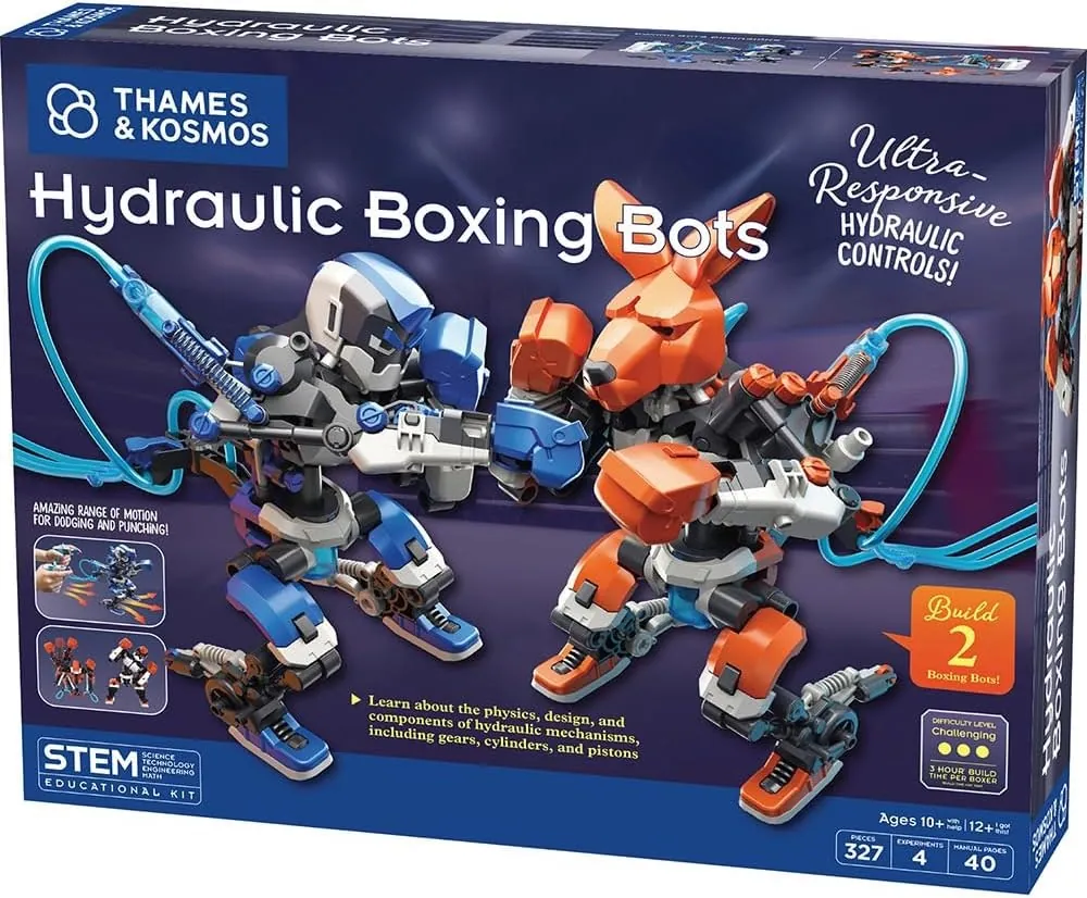 Thames & Kosmos Hydraulic Boxing Bots STEM Experiment Kit