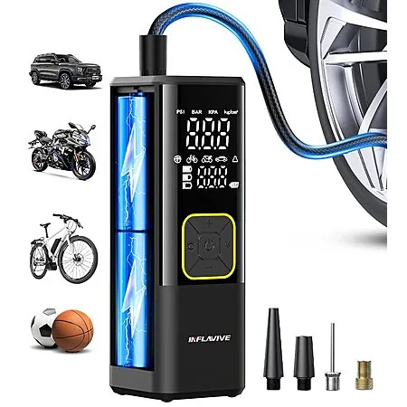 Prime Members: InflaVive 150 PSI Cordless Portable Tire Inflator