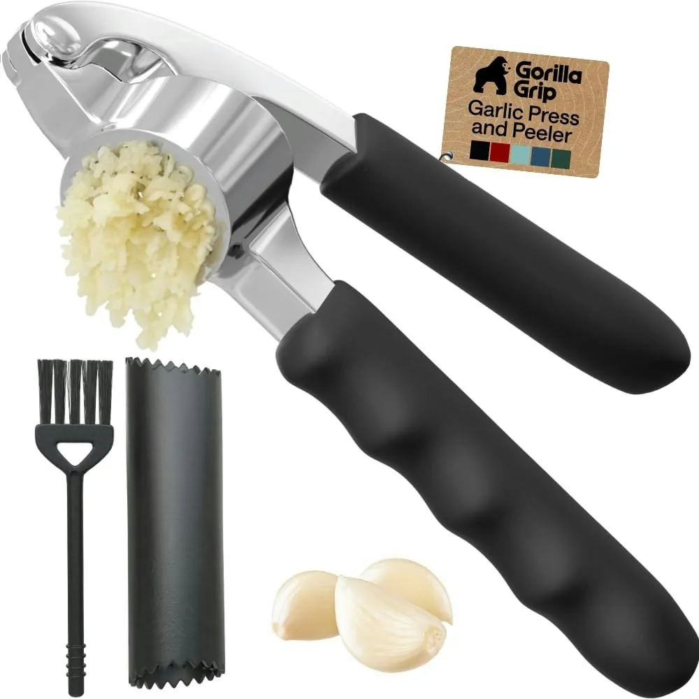 Gorilla Grip Garlic Peeler & Press Set