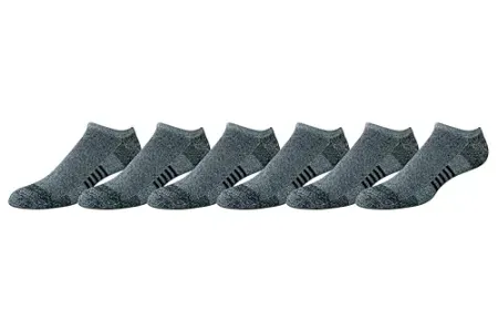 6-Pairs Amazon Essentials Men's Performance Cotton Athletic No-Show Socks