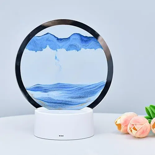 3D Moving Sand Art Night Light