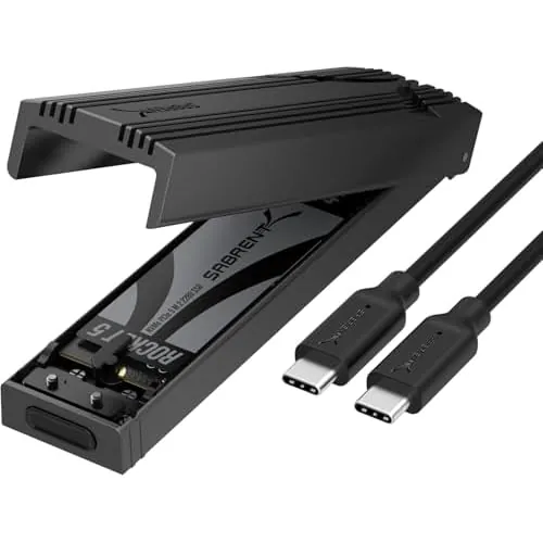 SABRENT USB-C NVMe Enclosure & Reader, M.2 PCIe SSD, 10Gbps (EC-PNVO)