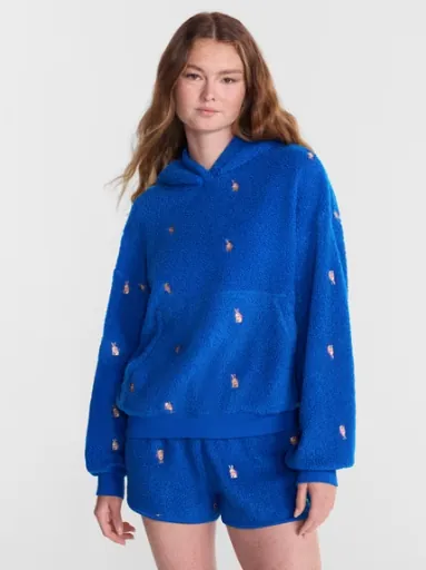 No Boundaries Cozy Teddy Hoodie, Women's XS-XL