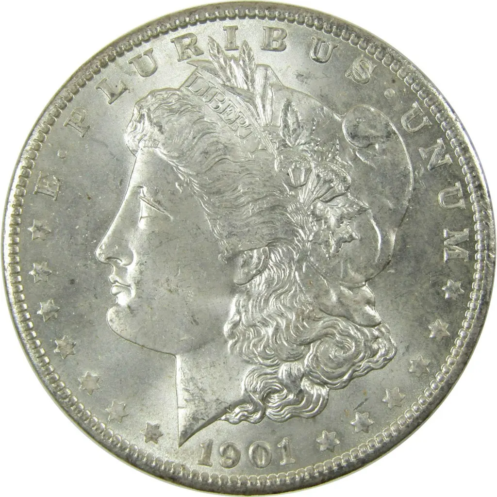 1901 O Morgan Silver Dollar Uncirculated Mint State $1 Coin