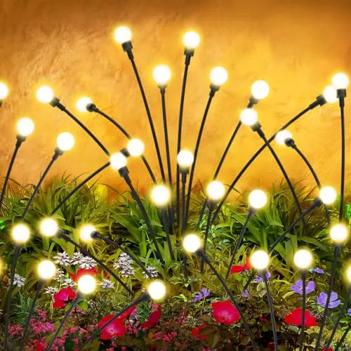 6 Pack Solar Garden Solar Firefly Lights