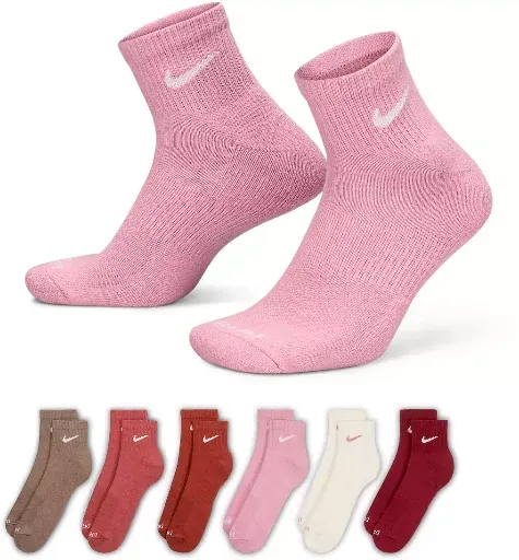 Nike Dri-FIT Everyday Plus Cushioned Ankle Socks 6-Pairs