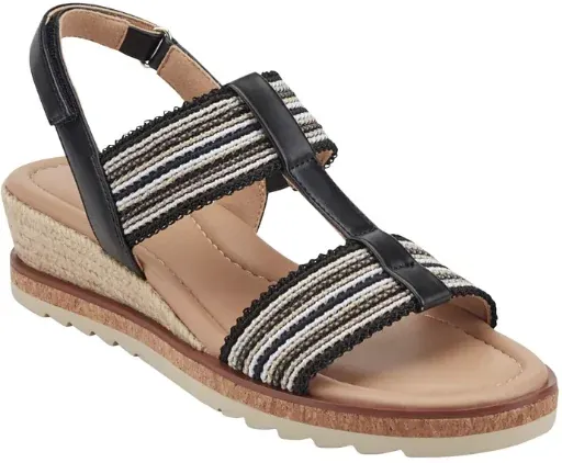 Women’s Easy Spirit Selene Strappy Wedge Slingback Sandals