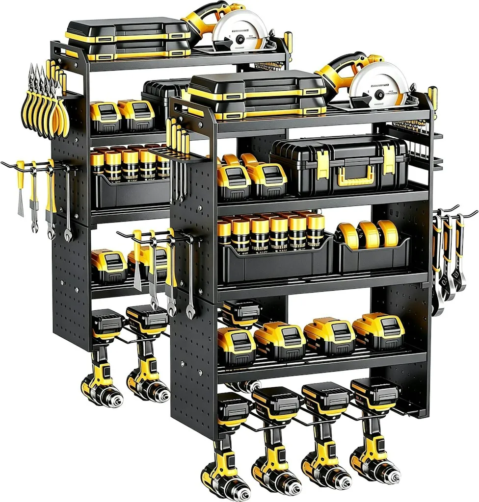 5-Tier Power Tool Organizer 2-Pack