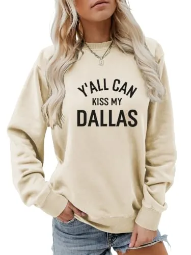 Dallas Graphic Crewneck Pullover