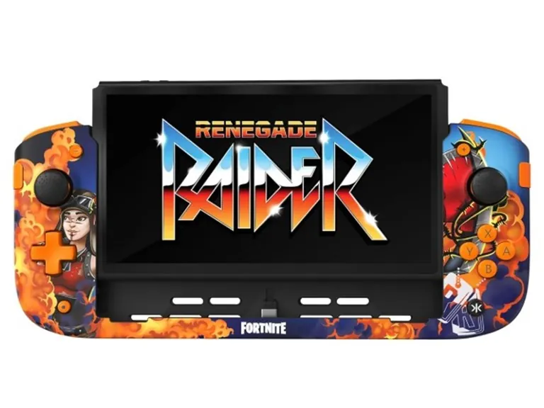 CRKD Nitro Deck+ Handheld Pro Controller for Nintendo Switch & OLED Model - TV Dockable - Renegade Raider Fortnite Edition