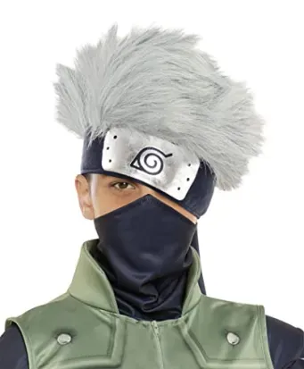 InSpirit Designs Naruto Kakashi Headband with Hair