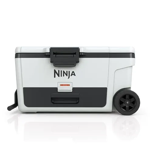 65-Qt Ninja Outdoor FrostVault Wheeled Cooler with Cold Dry Zone