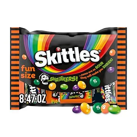 8.47-oz Skittles Shriekers Sour Fun Size Halloween Candy