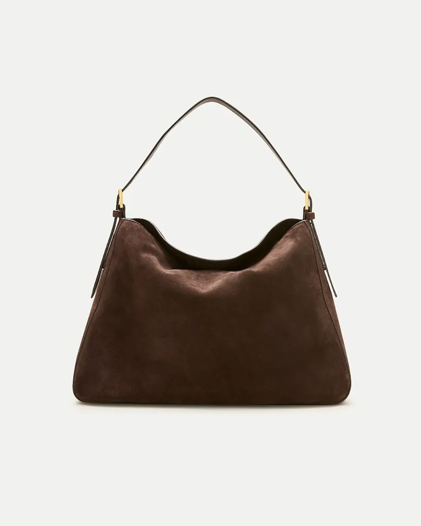 J.Crew Berkeley Large Suede Shoulder Bag