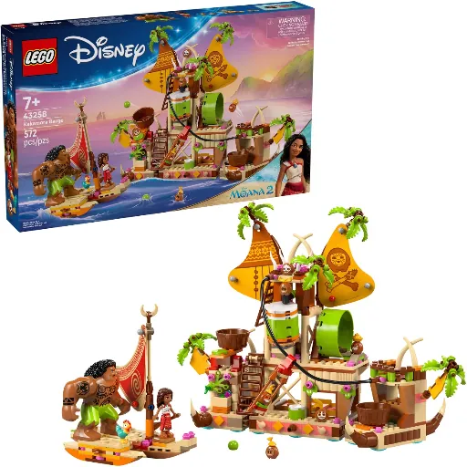 LEGO Disney Moana 2 Kakamora Barge Kids Toy